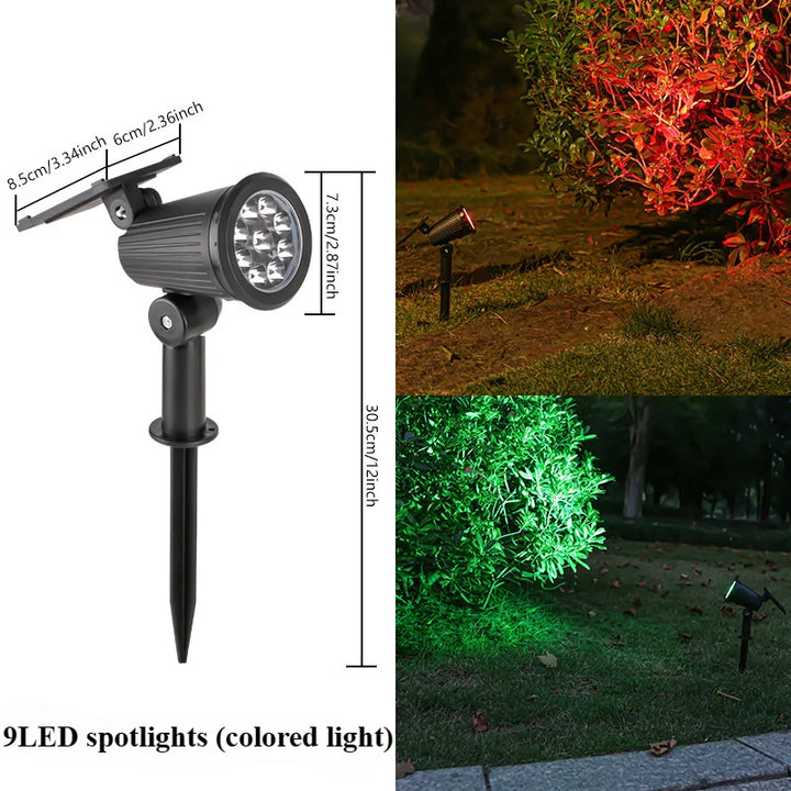 Solar LED Garden Spotlight Outdoor | Bowlift