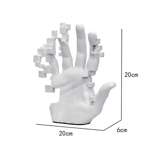 Modern Artful Touches Hand Statue Decor | Bowlift