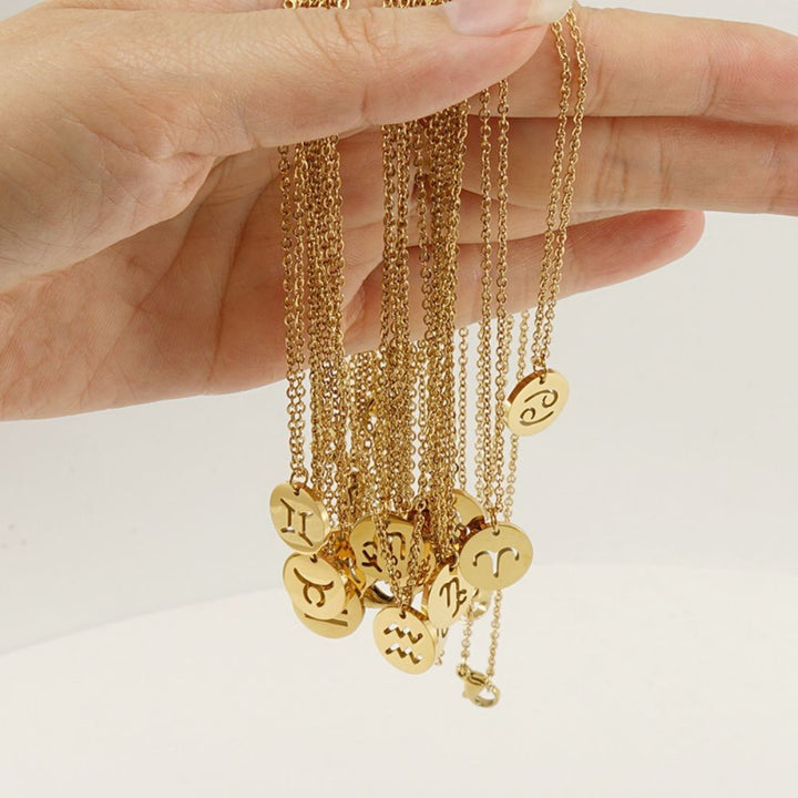 Zodiac Necklace | Sustainable Stainless Steel, Stays Radiant! Bowlift