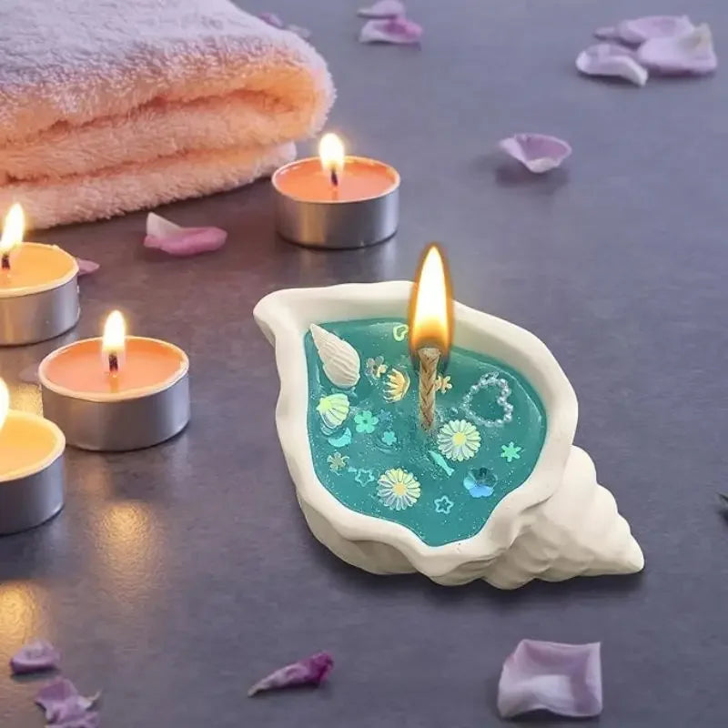 Handmade Sea Shell Starfish Aromatherapy Candle | Bowlift