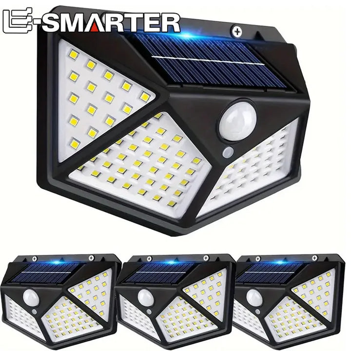Solar Wall Light Outdoor 100 LED with Motion Sensor | Bowlift
