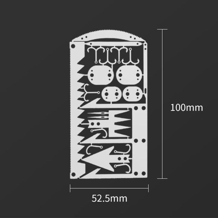 22in1 Stainless Steel Outdoor Survival Pocket Tool | Bowlift