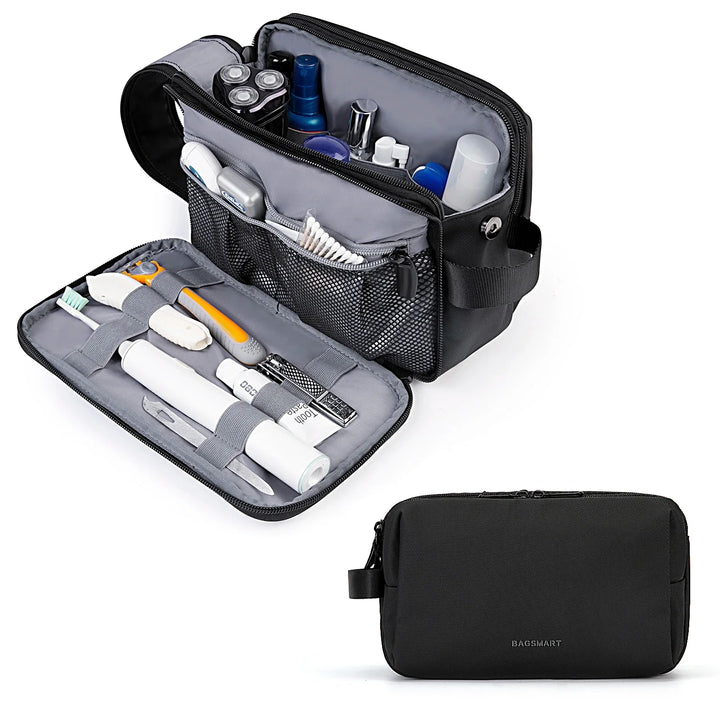 BowLift | Kosmetixo Waterproof Cosmetic Bag for Women & Men | Lightweight Toiletry Bag in S/M/L | Travel Accessories for Toiletries & Make-up | Unisex Travel Organizer