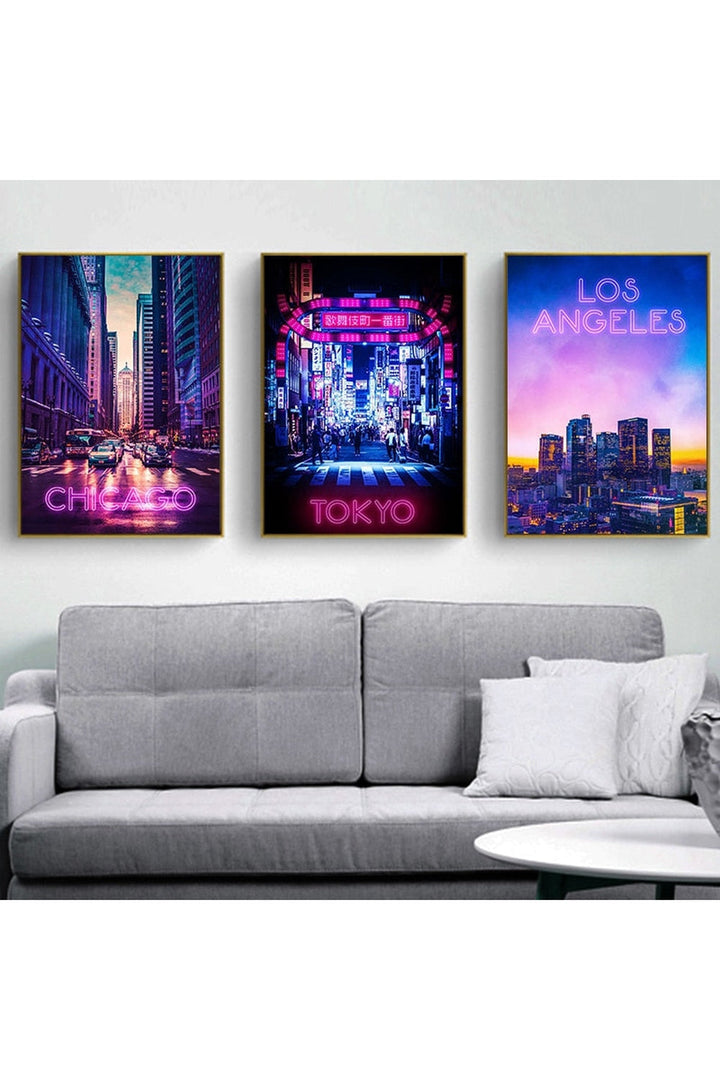 Neon Lights Poster | Bowlift