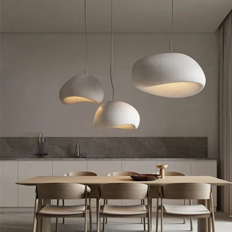 BowLift | Japanese Wabi-Sabi Modern Minimalist Dining Room Chandelier Living Room & Bedroom Bar Hanging Decoration Lamp