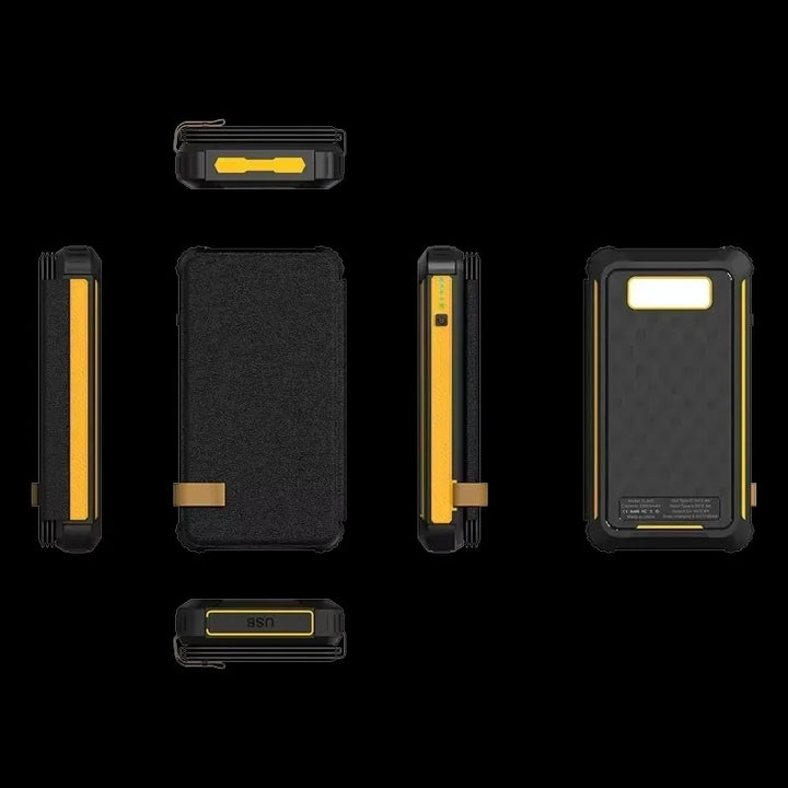 BowLift | Solar-Powerbank SunCharge Fold | Foldable Solar Panel & USB Output | Waterproof & Outdoor Suitable | For Phone, Camping & Travel