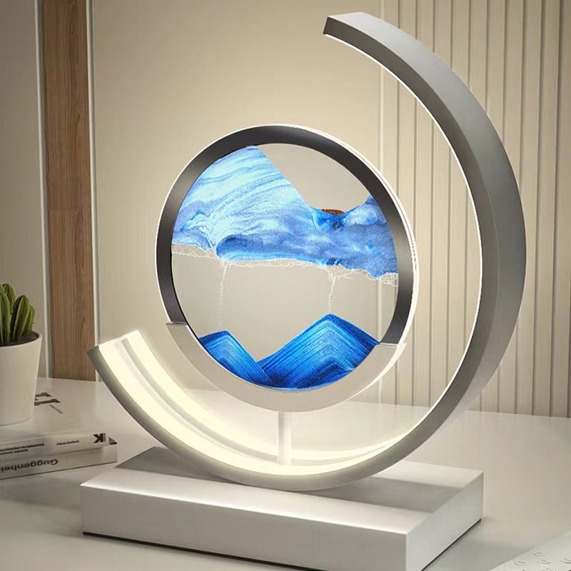 BowLift | LED Table Lamp with Moving Sand Landscape – SandLight
