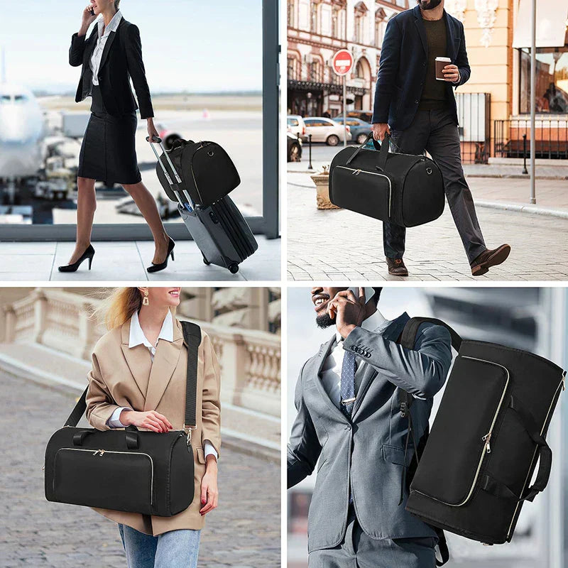 BowLift | Glissaro TravelPro | 3-in-1 Travel Bag | Garment Bag & Backpack | 53 L