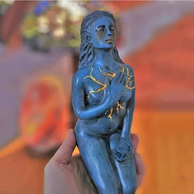 BowLift | Healing Goddess Sculpture: Resin abstract