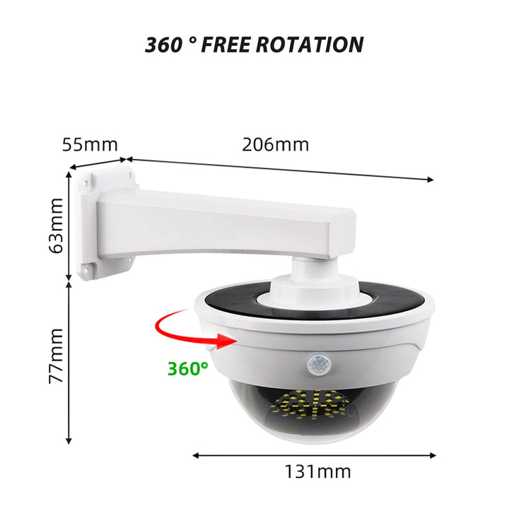 BowLift | Outdoor Waterproof Solar Dummy Security Camera