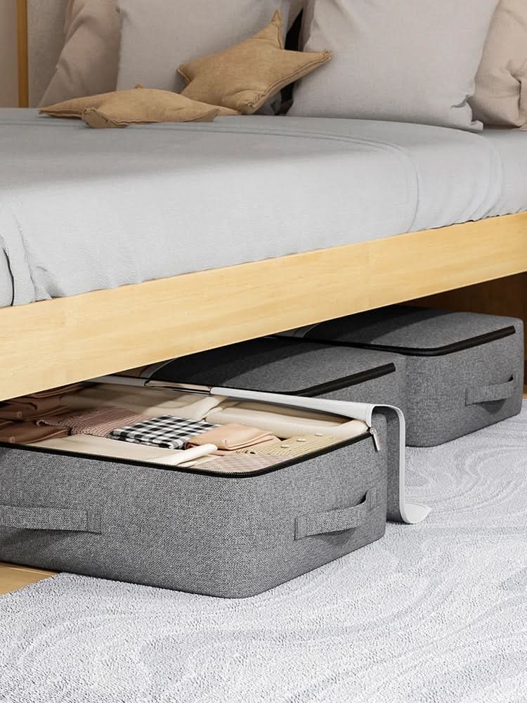 BowLift | CLOTHING STORAGE BAG – Foldable storage bag with view window & zipper for clothes & bedding