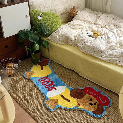 Accordion Dachshund Long Rug | Bowlift