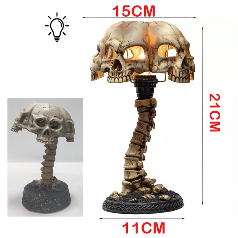 BowLift | Skeleton Skull Table Lamp