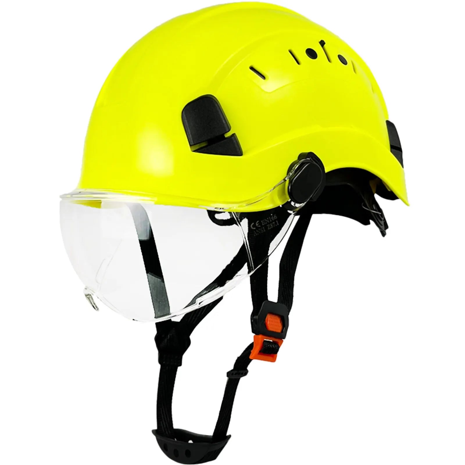 BowLift | CE ABS Safety Helmet with Goggles & Visor – SafeGuard