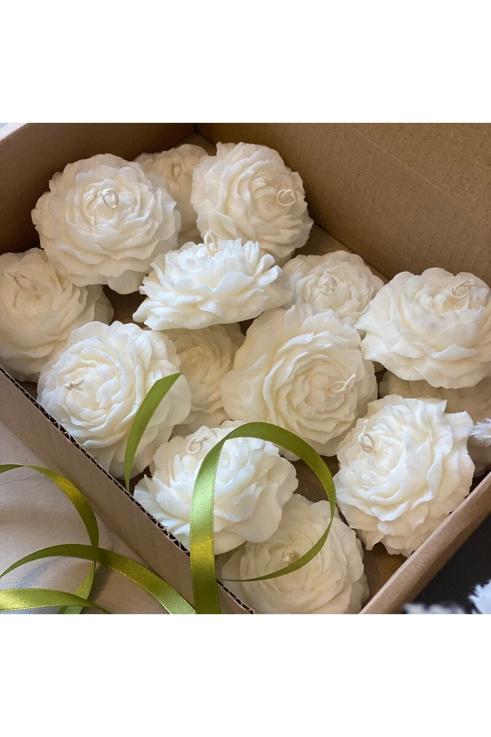 Rattan Flower Candle Shape | Bowlift