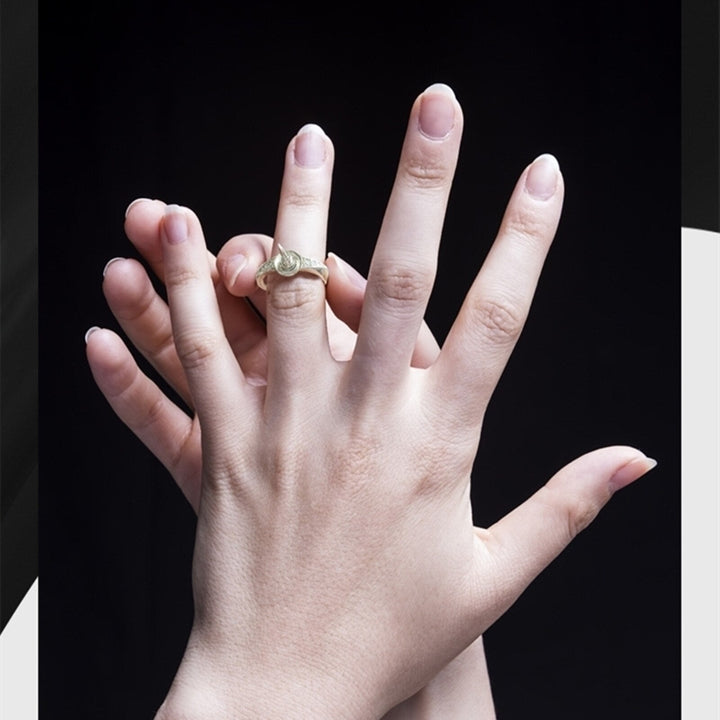 BowLift | Mysterious Black Pearl Hidden Knife Ring