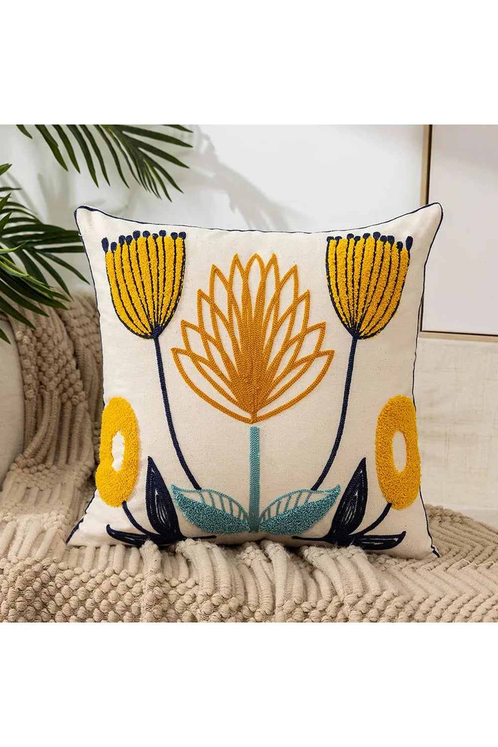 embroidered cushion cover | Bowlift