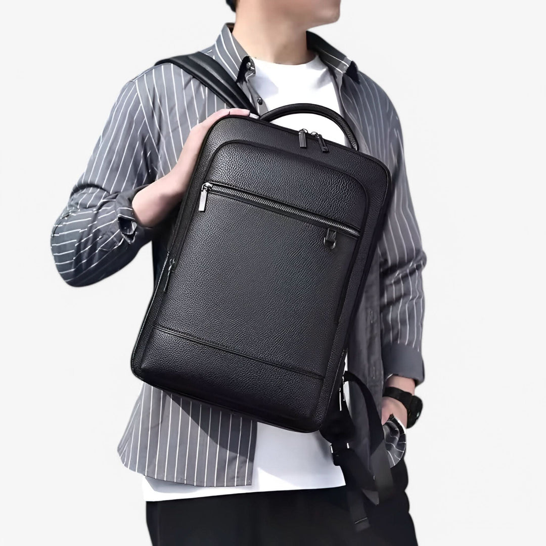 BowLift | MobilLux Leather Rucksack – For work, travel & modern mobility