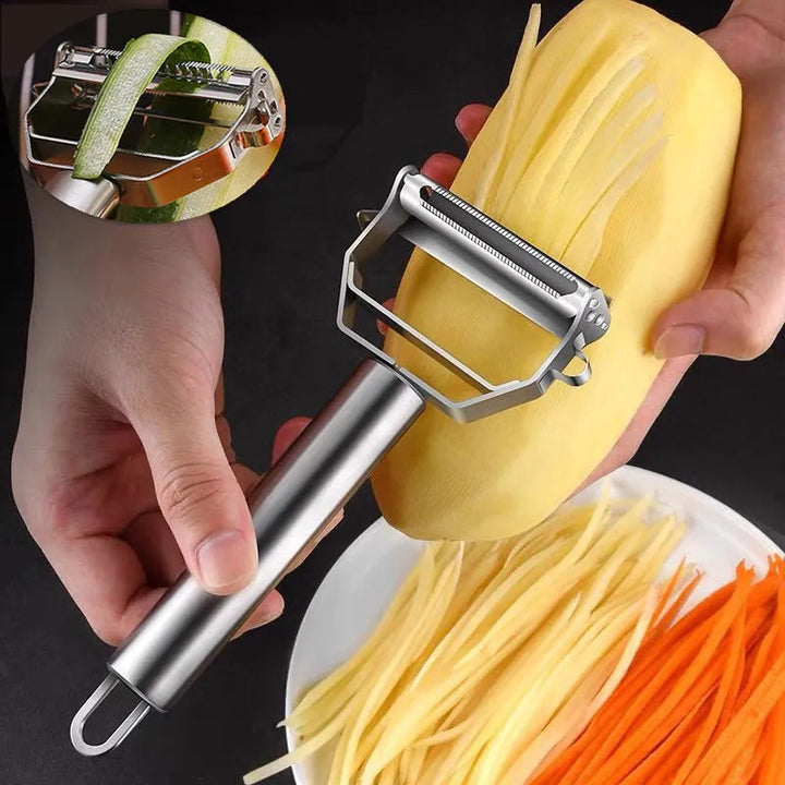 Vegetable Peeler Stainless Steel Ergonomic Rustproof | Bowlift
