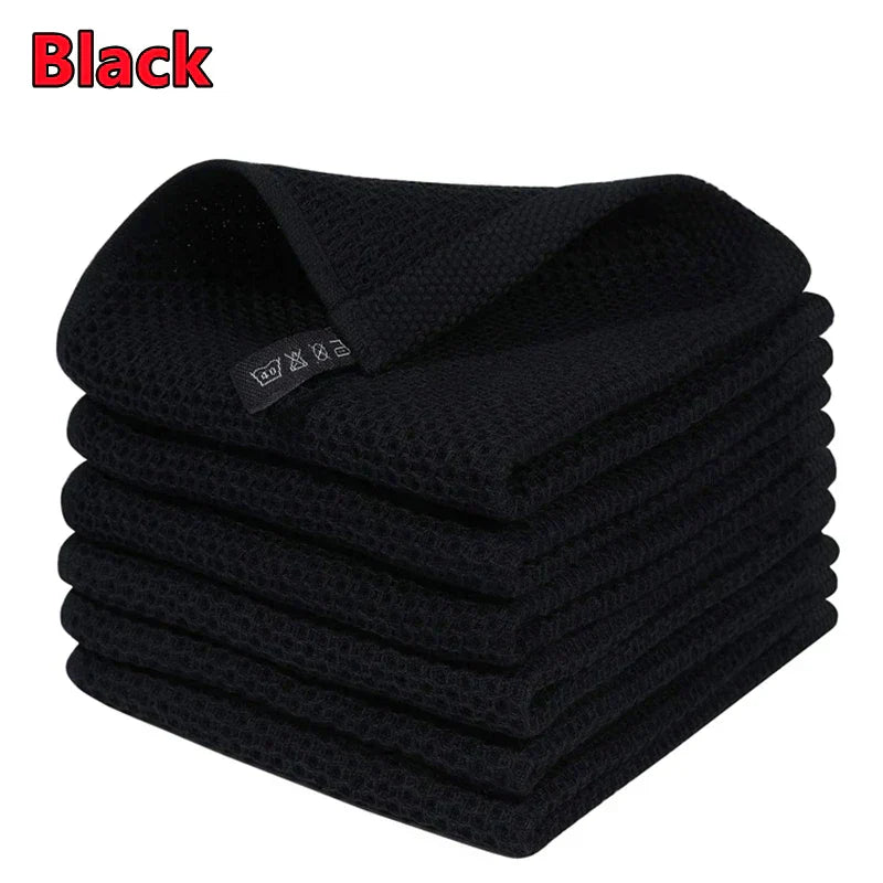 BowLift | EcoWaffle Dish Towel | 100% Cotton | Absorbent & Quick-Drying | Honeycomb Design