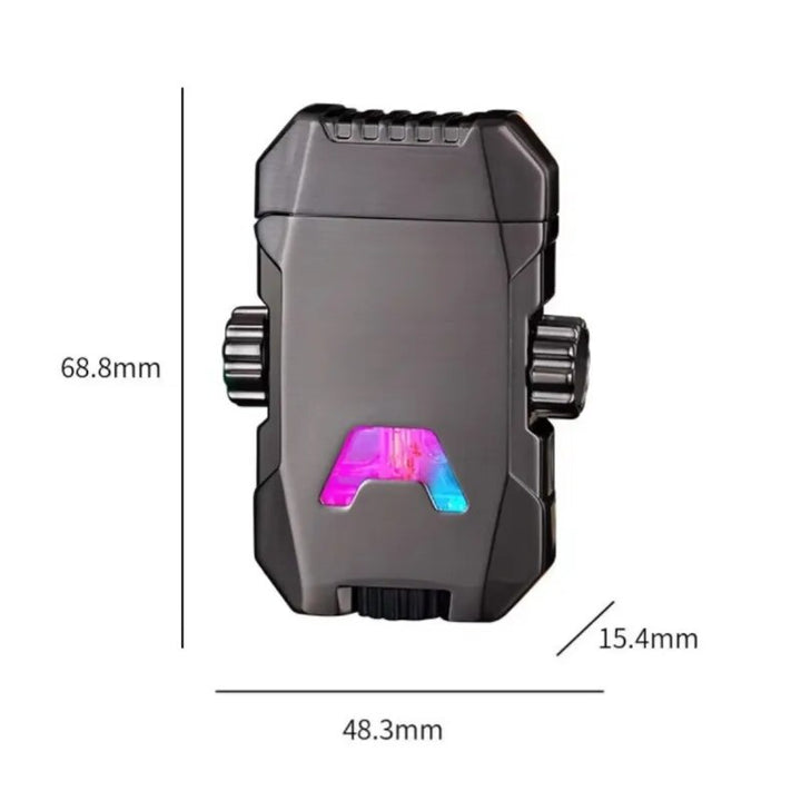 Windproof Double Jet Flame Luminous Lighter | Bowlift