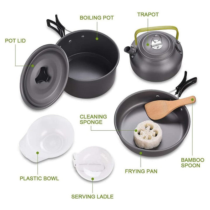Camping Travel Cookware Kit | Bowlift