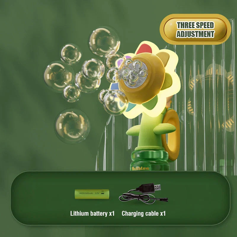 BowLift | Electric Sunflower Bubble Blower