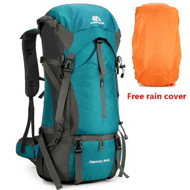 Alpivento 70L Trekking Backpack with Rain Cover | Bowlift