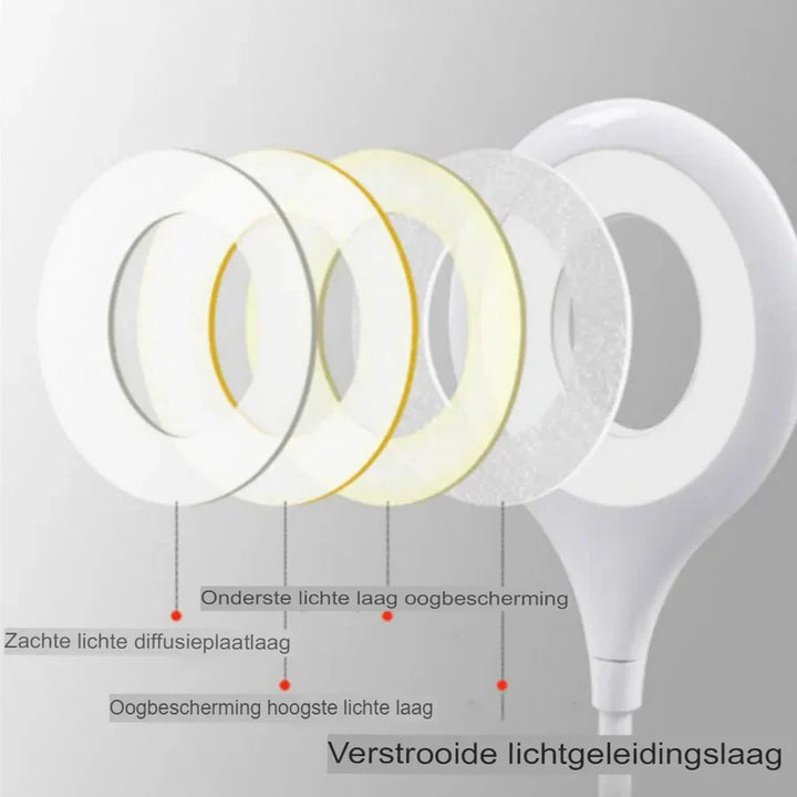 BowLift | Compact and Rechargeable Night Light – Flexible LED Light for Desk and Nightstand