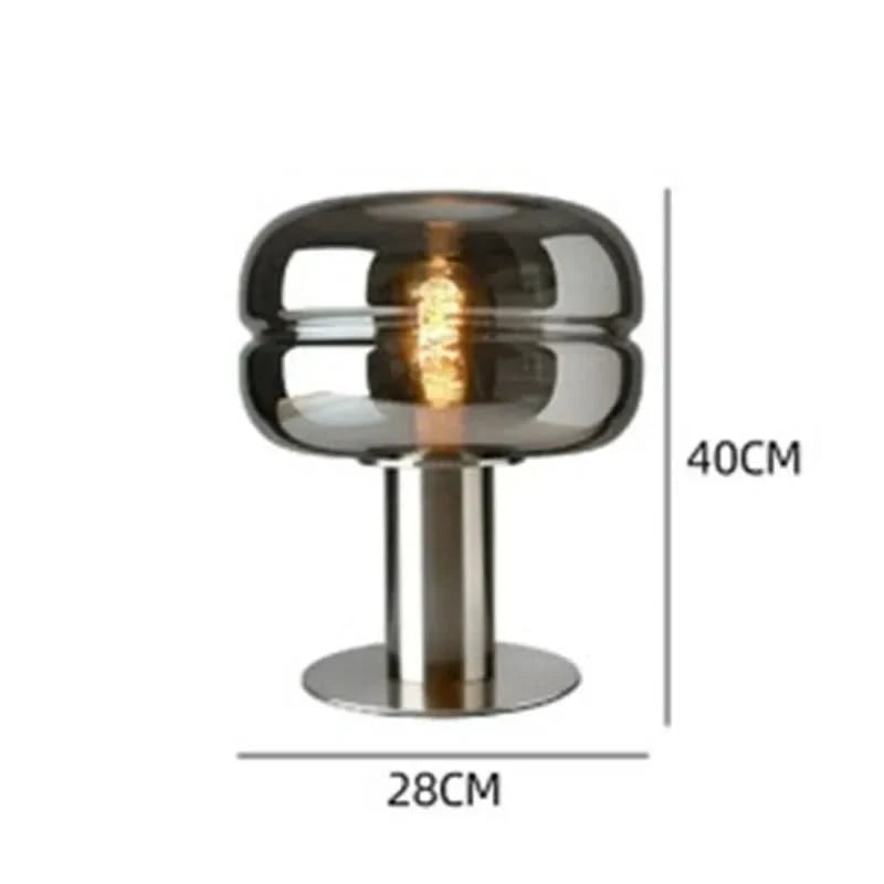 BowLift | Scandinavian Glass Table Lamp – AuroraForm E27