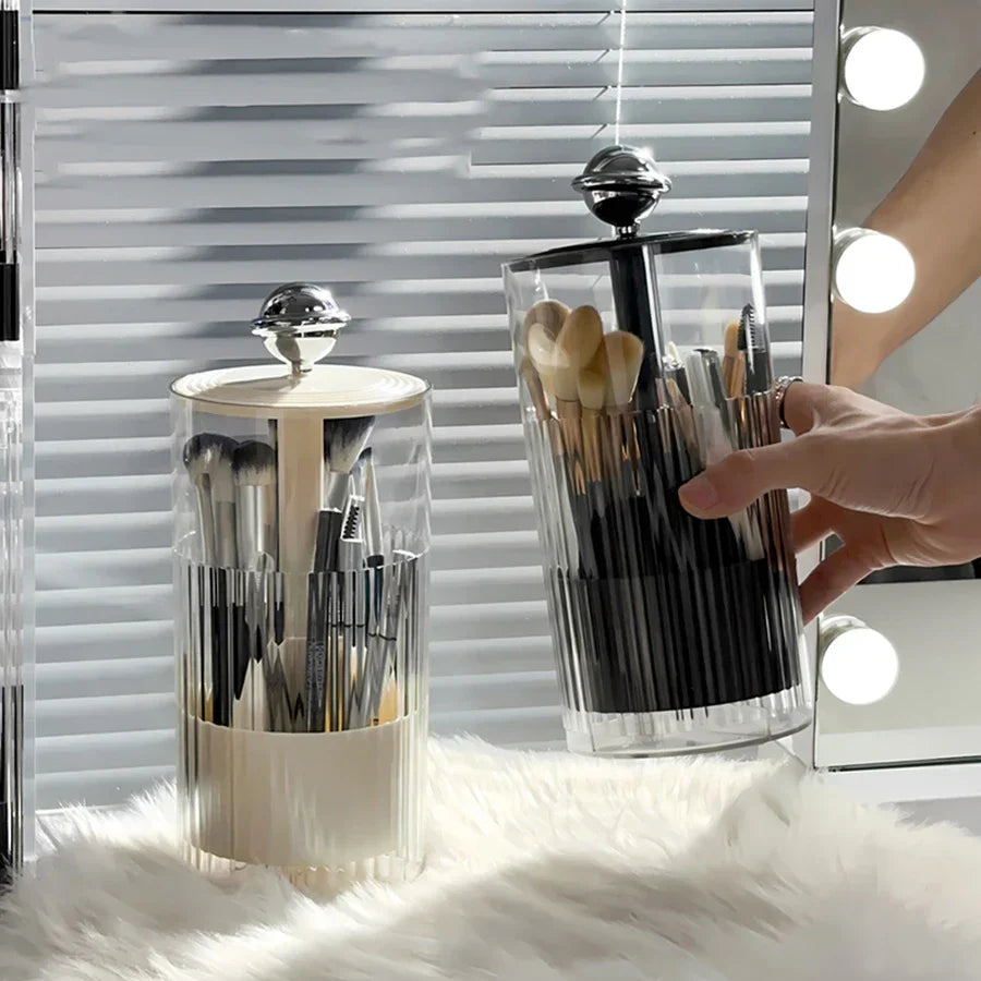 Auto Lift & Luxe Makeup Brush Organizer | Bowlift