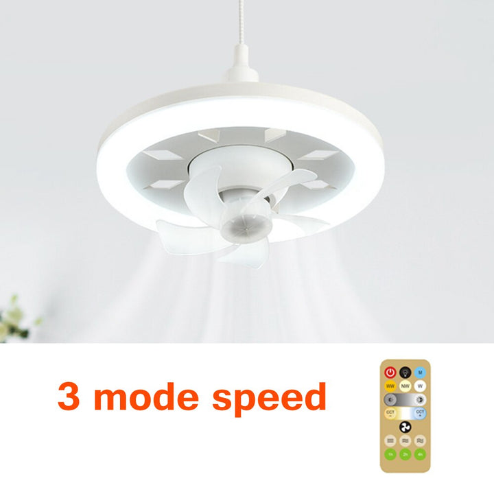 BowLift | 2in1 Radiant Rotating RC Ceiling Fan Lamp