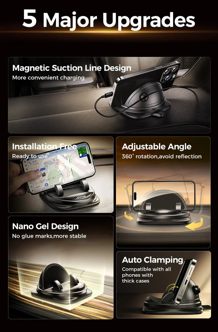 BowLift | Universal 360 Degree Rotating Car Phone Holder