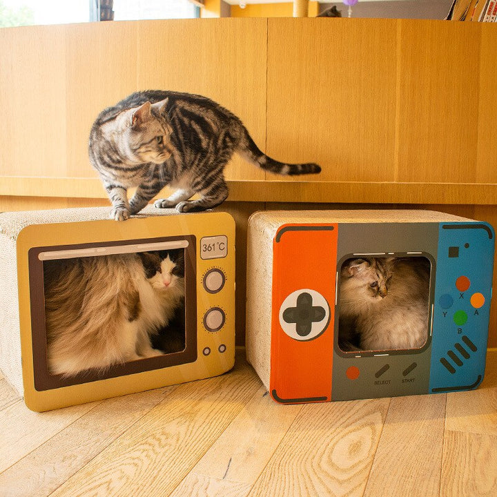 BowLift | DIY Vintage Cat Scratching Board Bed