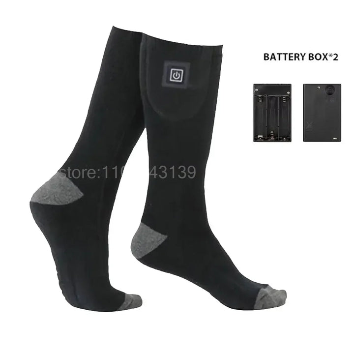 BowLift | HeatWear Rechargeable Socks with Battery Box | Electric Heating Socks for Women & Men | Warm Socks for Skiing, Hiking & Outdoor