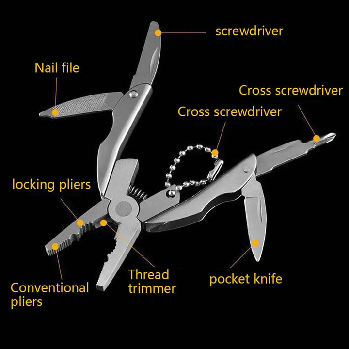 Stainless Edge EDC Multi-Tool Emergency Keychain | Bowlift