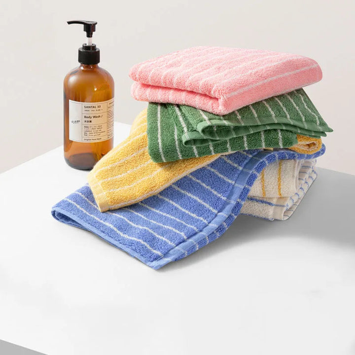 Retro Striped Cotton Towel | Bowlift