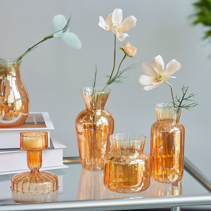 Gold Coat Glass Vase | Bowlift