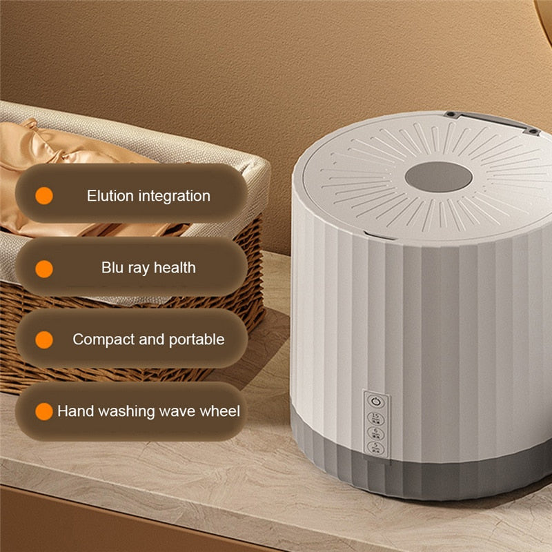 BowLift | 4L Mini Portable Rotating Turbine Washing Machine