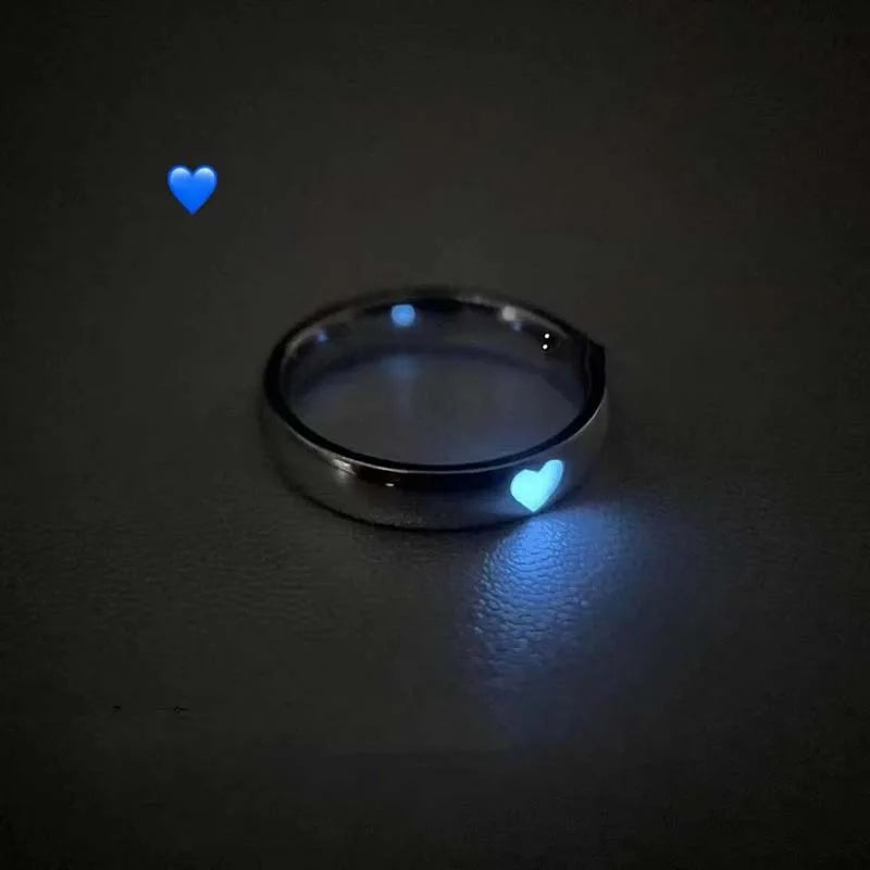 BowLift | Eternal Love Luminous Heart Couple Gift Ring