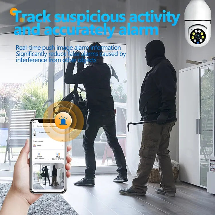 BowLift | Light Bulb WIFI Camera