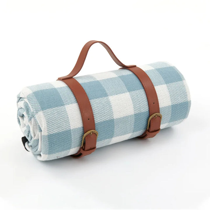 NovaPlaid | Waterproof foldable picnic blanket with carry strap | Bowlift
