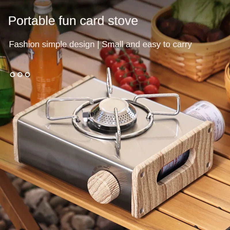 On-the-Go Cooking Stainless Steel Outdoor Camping Stove | Bowlift