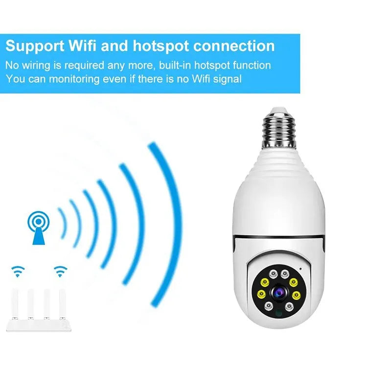 BowLift | Light Bulb WIFI Camera
