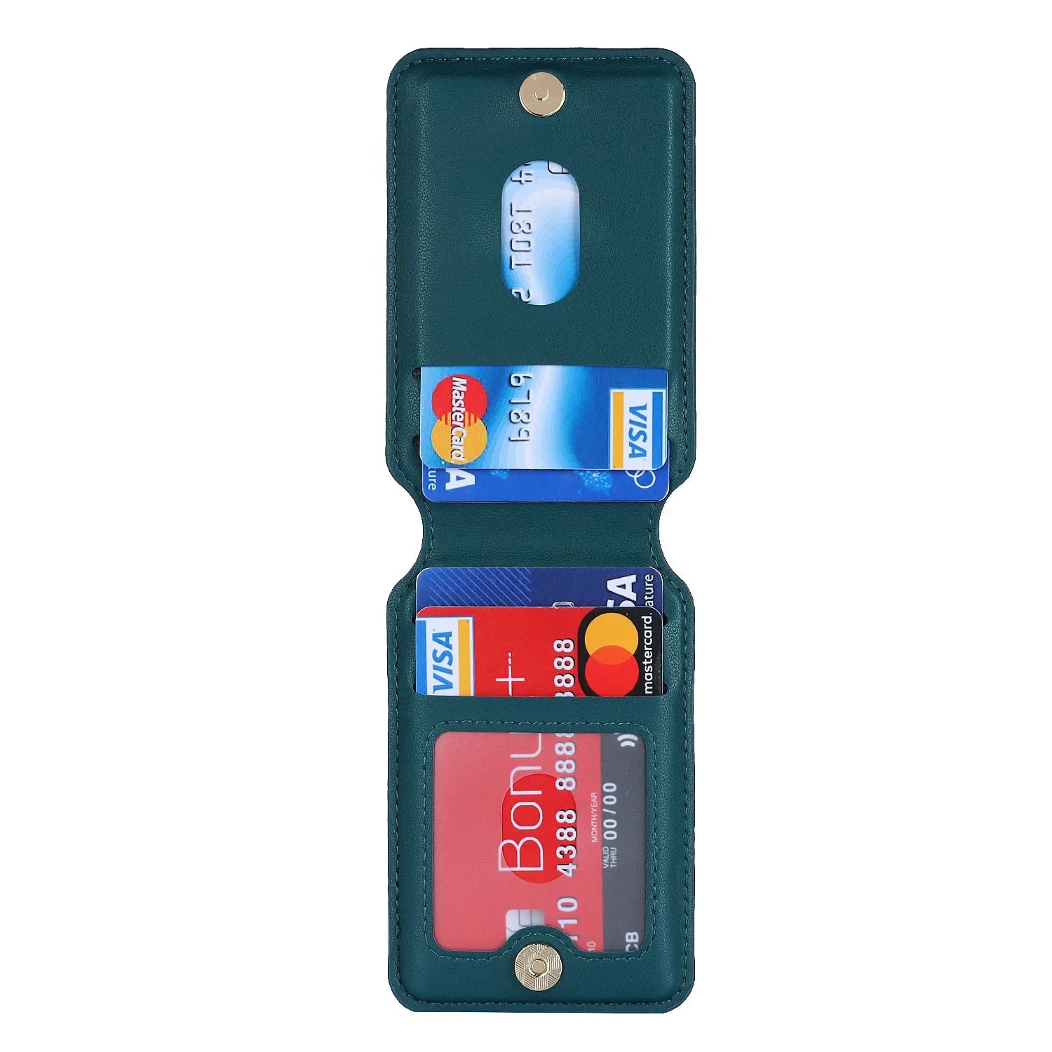 BowLift | Foldable Magnetic Leather Kickstand Wallet