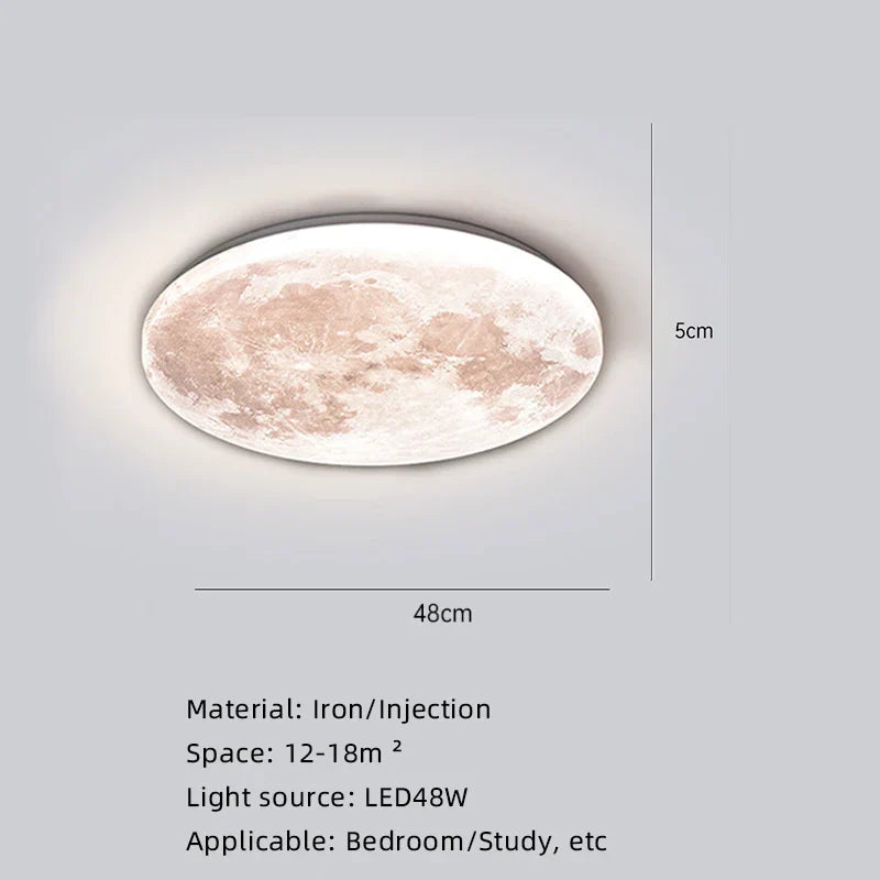 Moon Surface Artistic Modern Ceiling Lamp | Bowlift