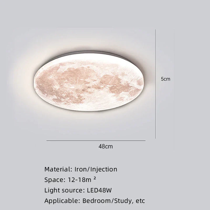Moon Surface Artistic Modern Ceiling Lamp | Bowlift