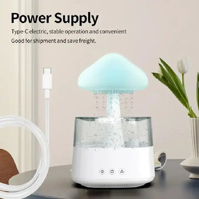 BowLift | Cloud Rain Forest Aromatherapy Humidifier Lamp