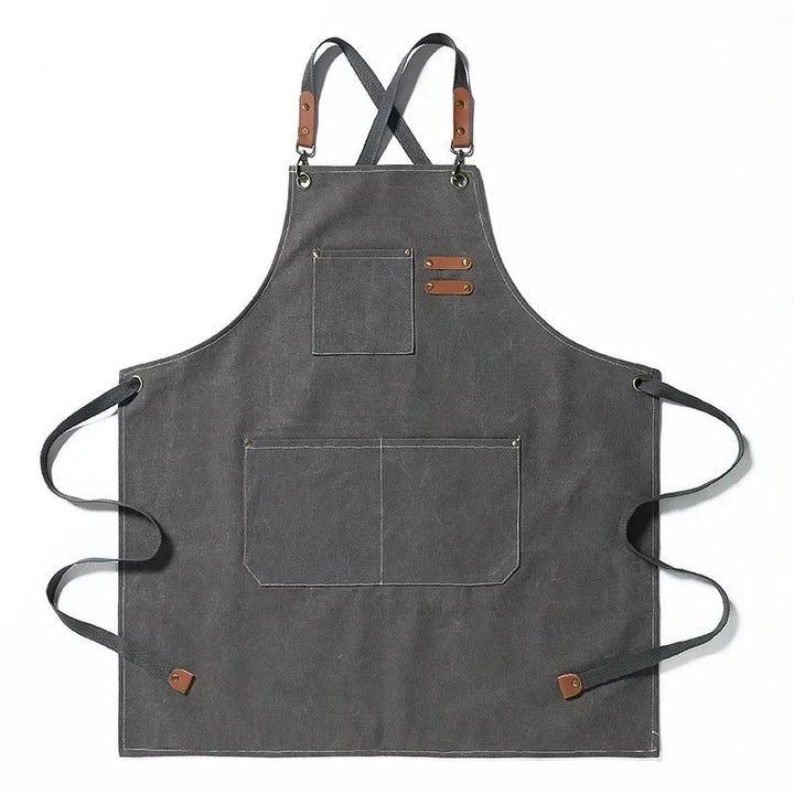 Canvas apron with pockets, adjustable, Unisex | Bowlift