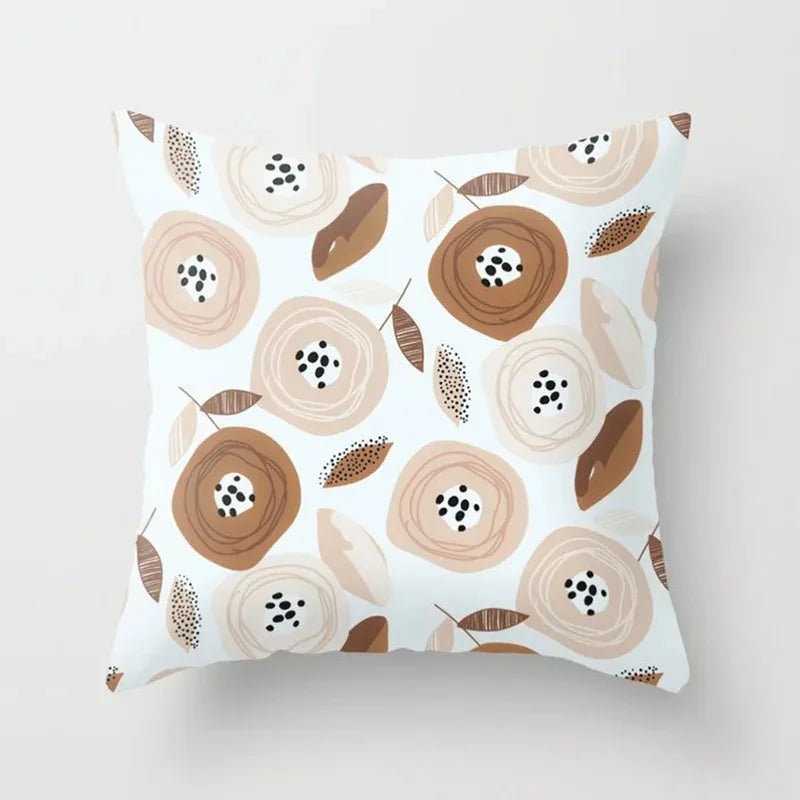 BowLift | VelvetHaven Cushion Cover - Stylish Botanical Cushion Cover for Fresh Interior Makeover